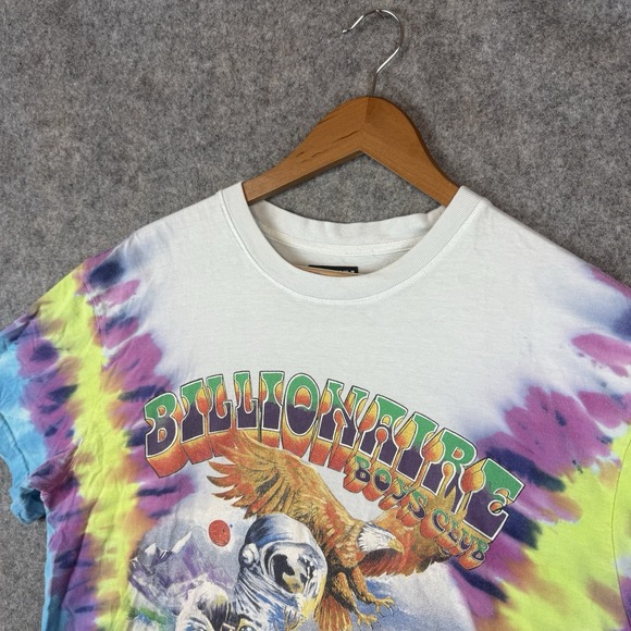 Billionaire Boys Club Shirt Mens Large Tie Dye Astronaut Eagle Deer Graphic Tee - Picture 3 of 9